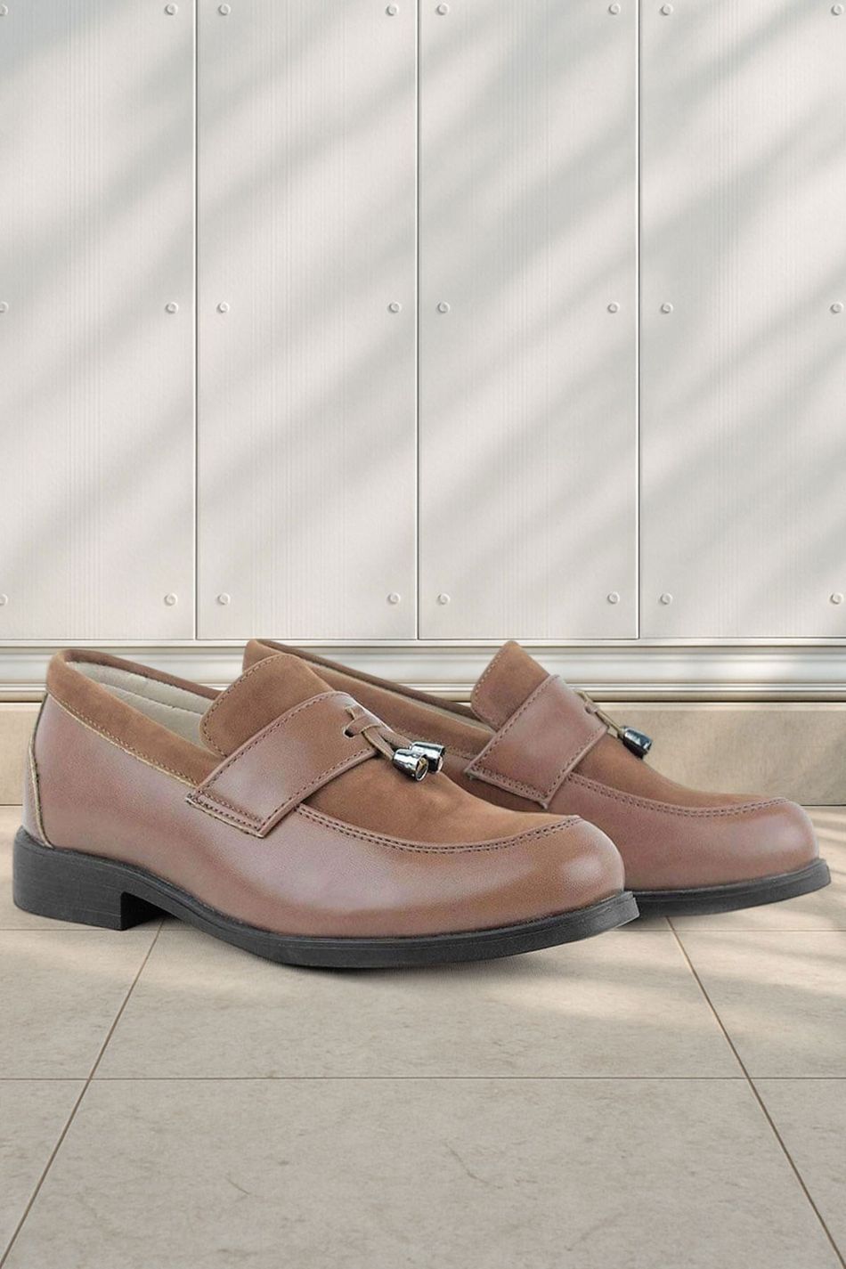 Rakerplus Taba Klasik Loafer Erkek Çocuk Ayakkabı