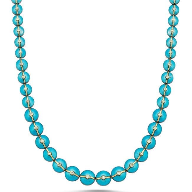 Çoklu Renkli Mineli Gerdanlık