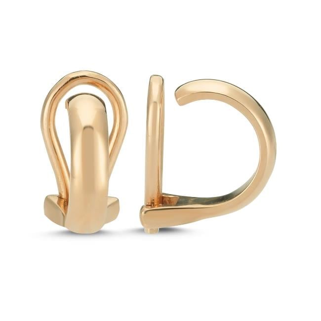 ECCE Düz Altın Kıkırdak Küpe / Earcuff