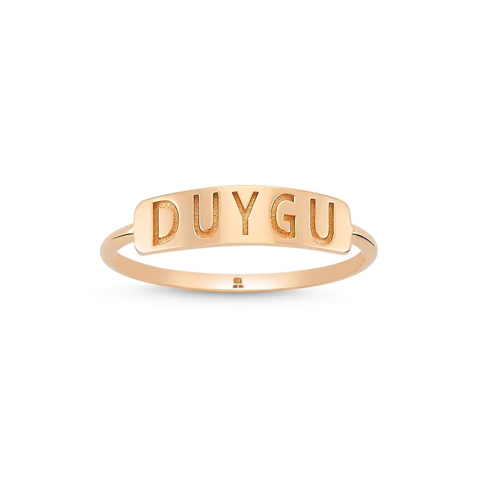 ECCE Name Tag İsim Yüzük