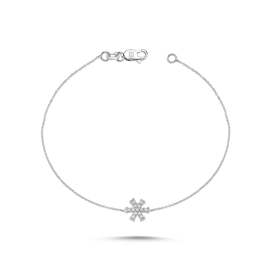 ECCE Snowflakes Diamond Bracelet