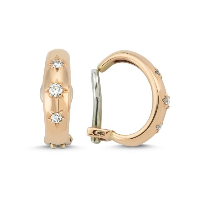 ECCE Yıldız Pırlantalı Kıkırdak Küpe / Earcuff