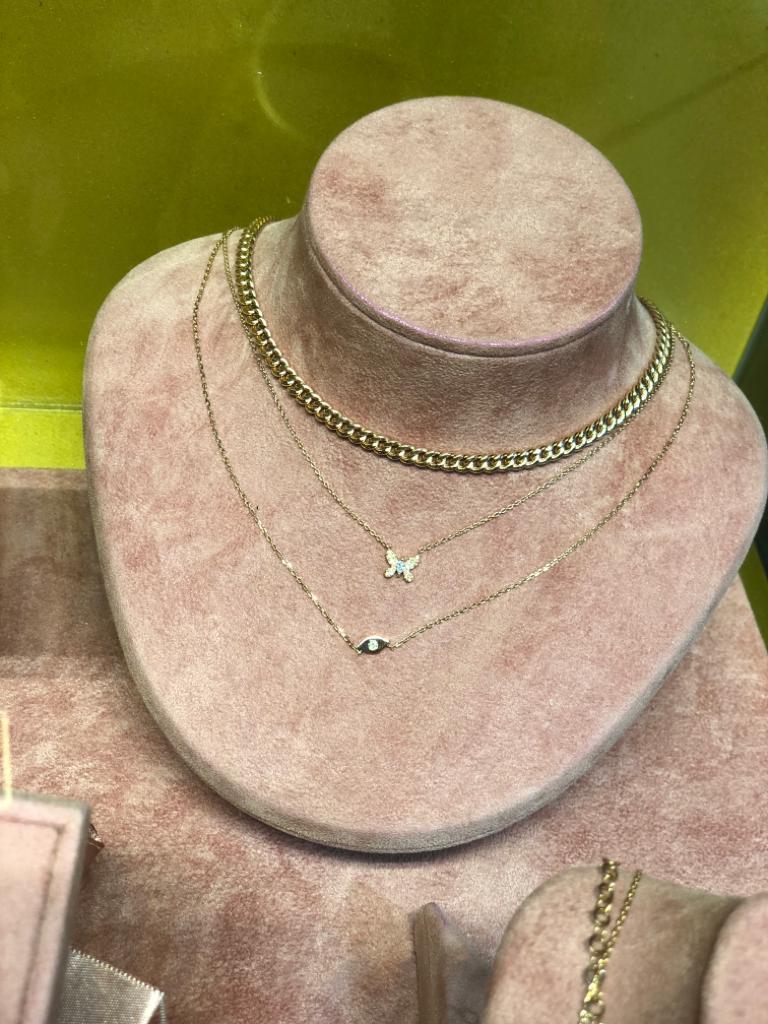 Kalın Zincir Chocker Kolye