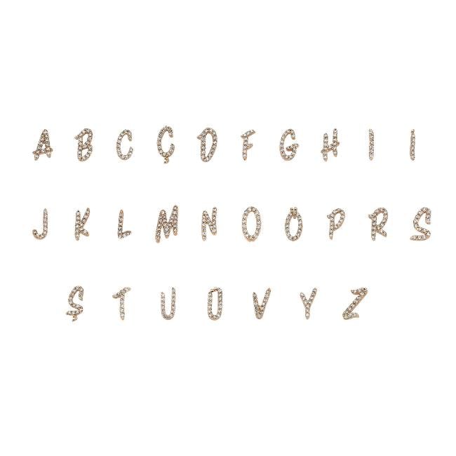 Komple Pırlantalı Harf Tek Küpe