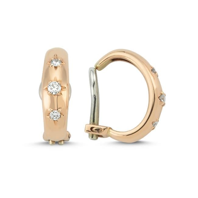 ECCE Yıldız Pırlantalı Kıkırdak Küpe / Earcuff