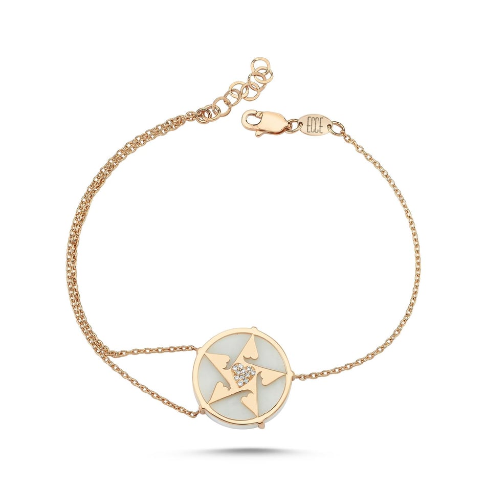 Happy Star Heart Diamond Bracelet