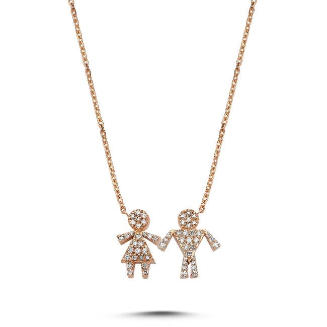 İpek   Kerem Bebek Mini 3 Boyutlu Kolye