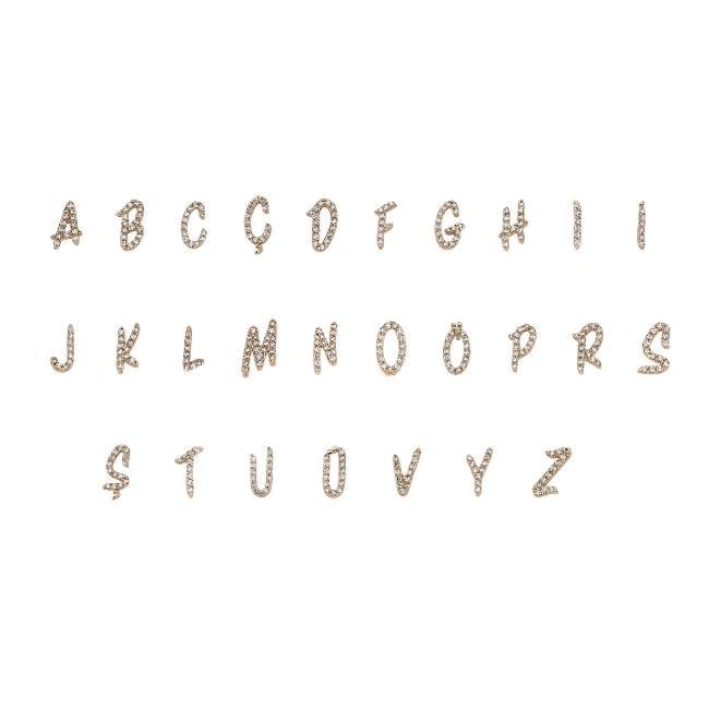 Komple Pırlantalı Harf Tek Küpe