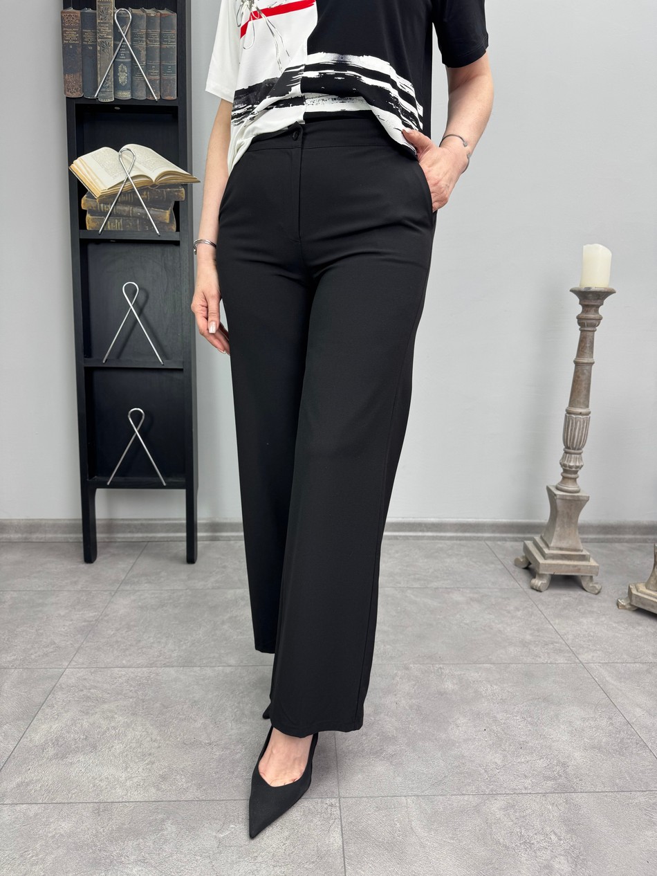 Bol Paça Pamuk Gabardin Pantolon 3444