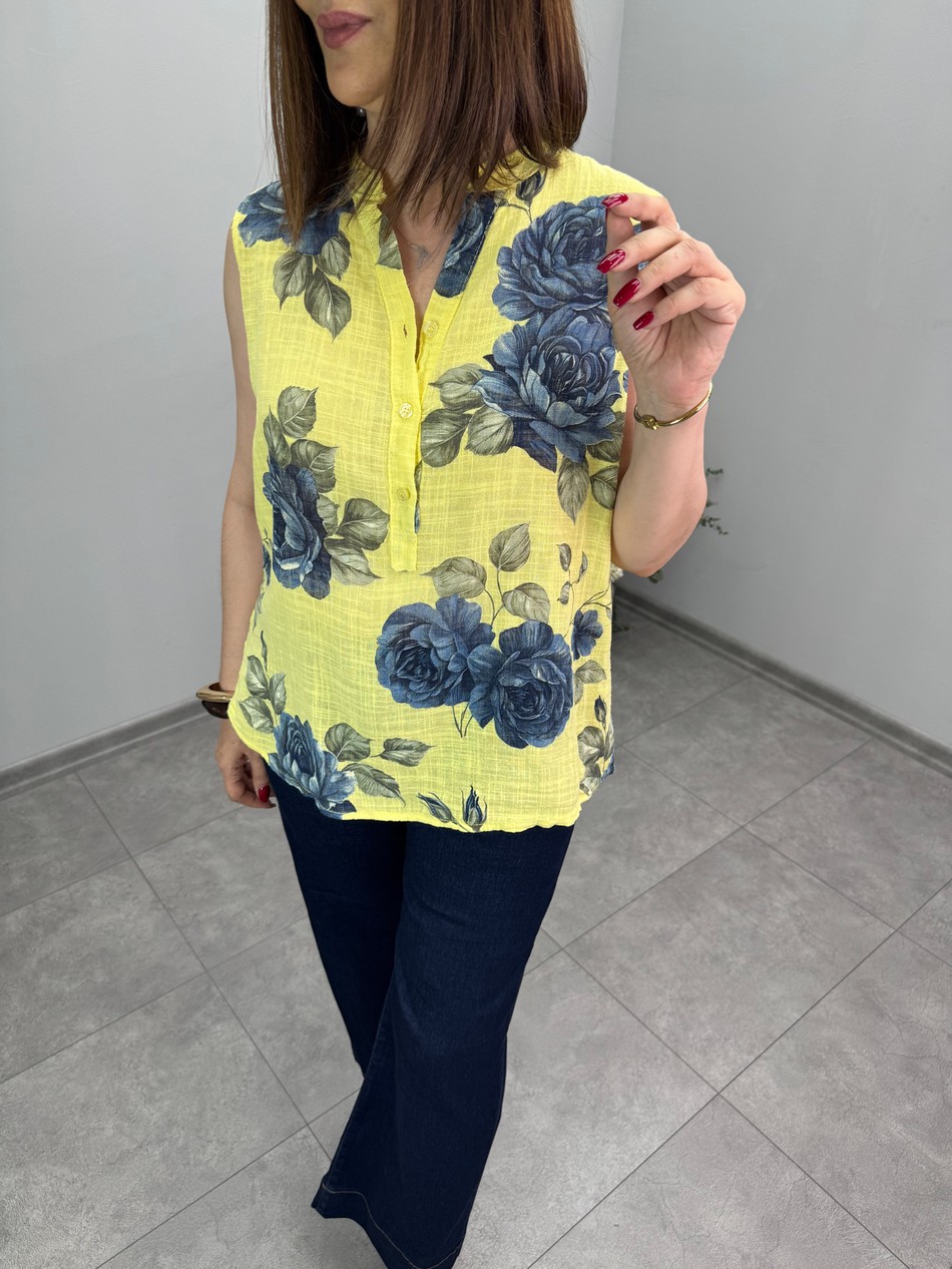 İthal Pamuklu Bluz 3773