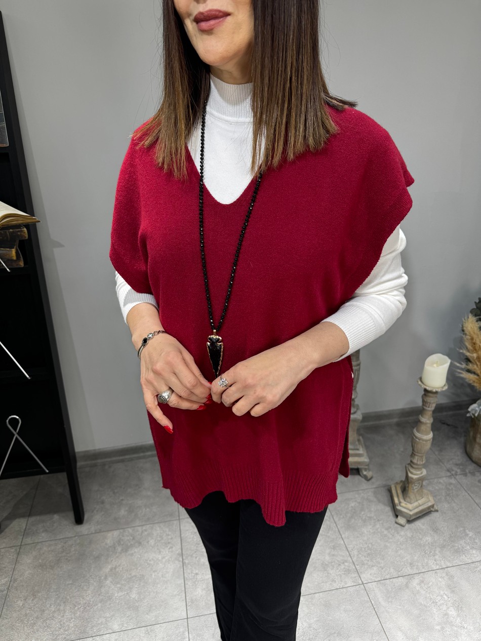 V Yaka İthal Süveter 2881