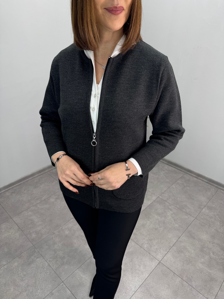 Çelik Örme Hırka Ceket 4129