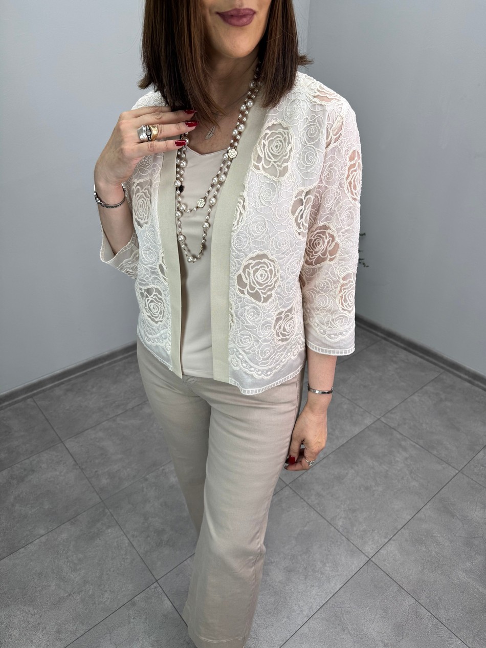 Dantel Tasarım Ceket 3758