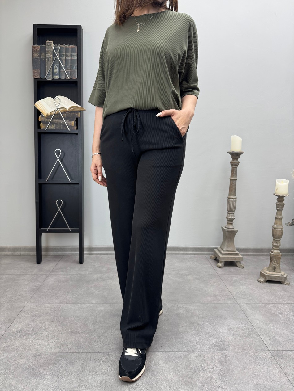 Kendinden Fitilli Pantolon 3889
