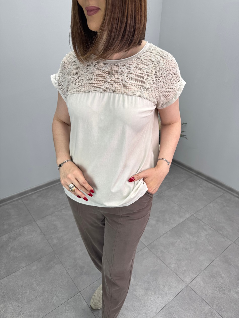 İthal Pamuklu Bluz 3757