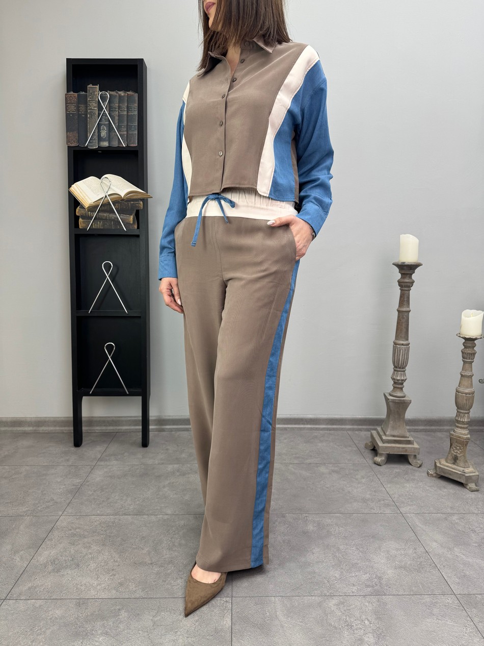 Kot Garnili Tencel Takım 3506