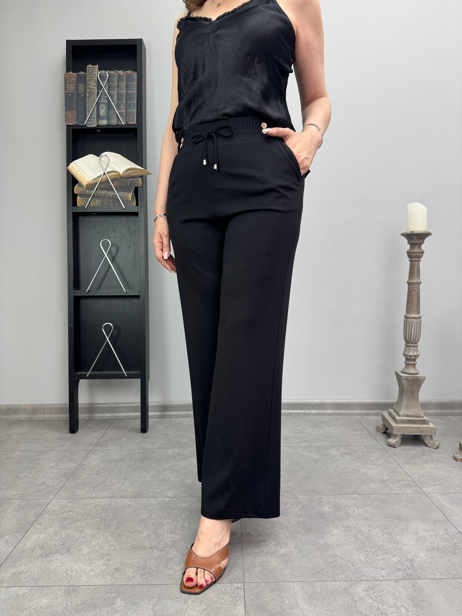 Bambu Kumaş Geniş Kesim Pantolon 3631