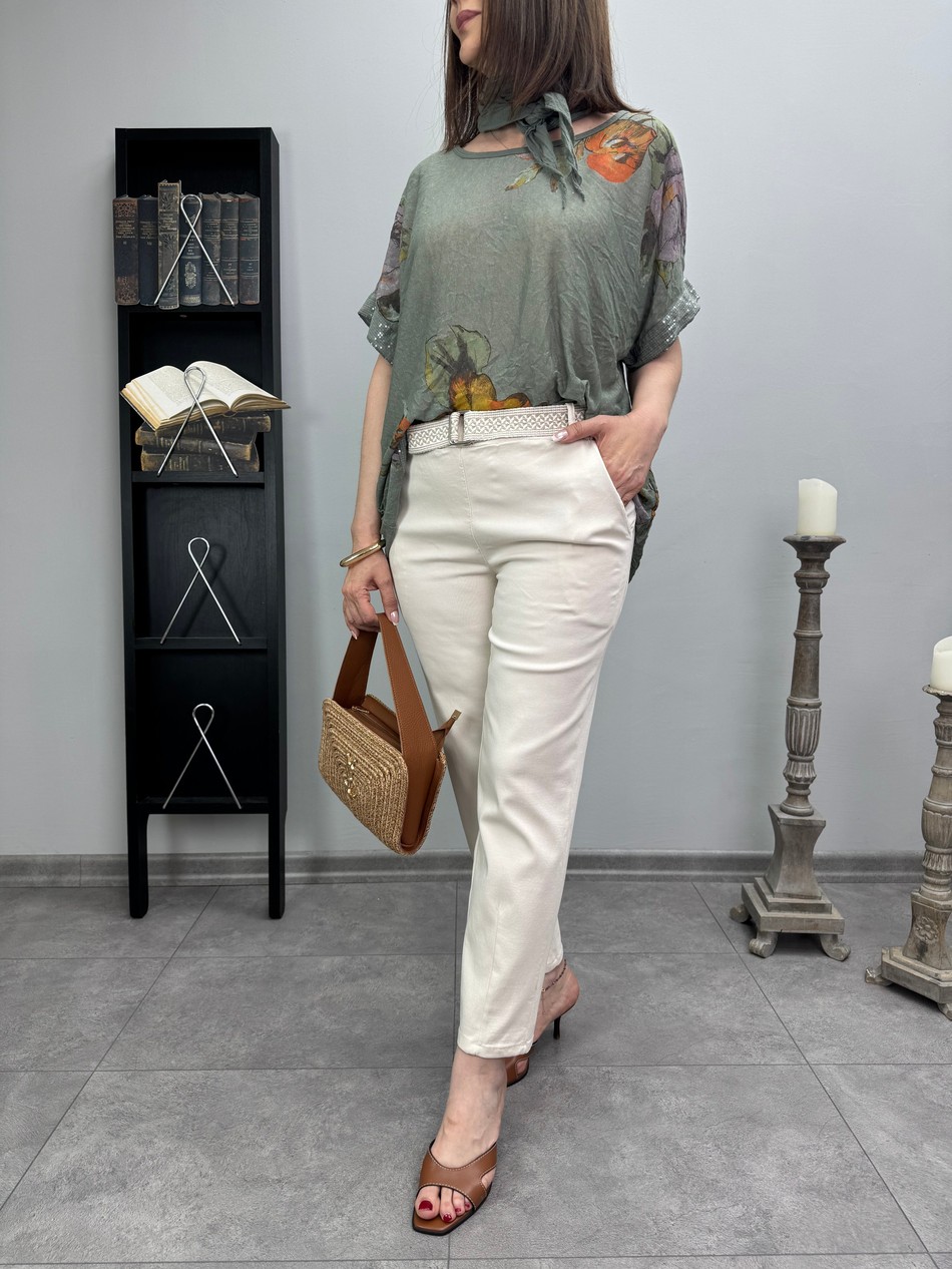 Pamuklu İthal Pantolon 3575