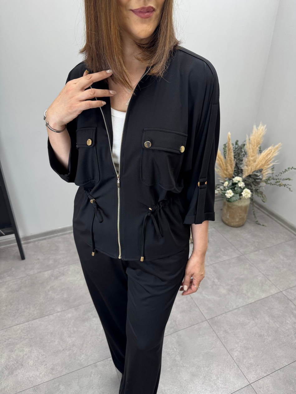 Beli Büzgülü Ceket 3893