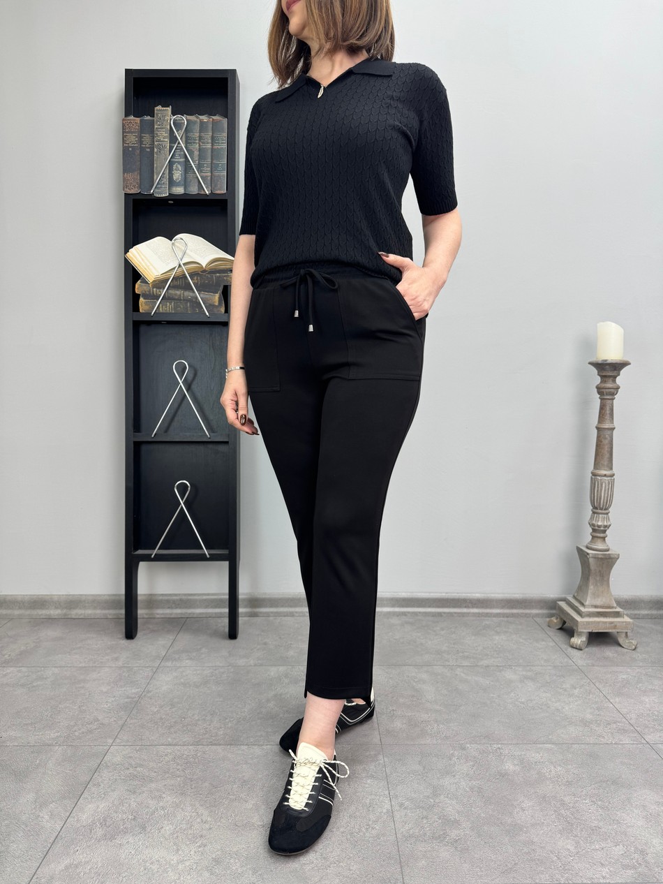 Likralı Örme Kumaş Pantolon 4003
