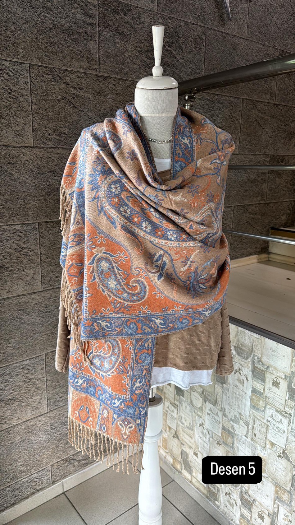 Cashmere Şal 7277