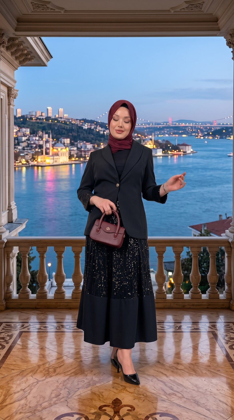 Ceketli Abiye Takım