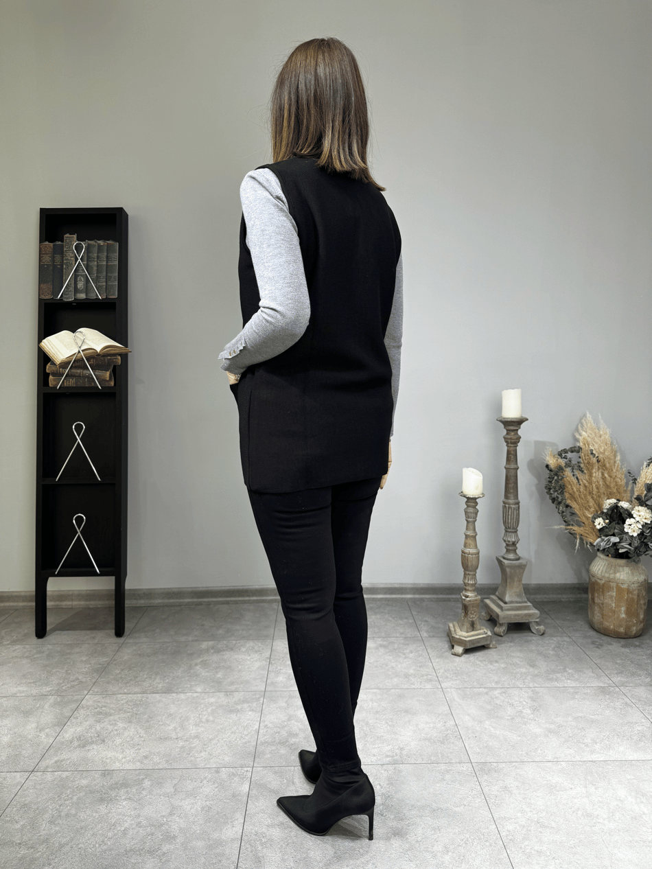 Çelik Örme Basic Yelek 2671