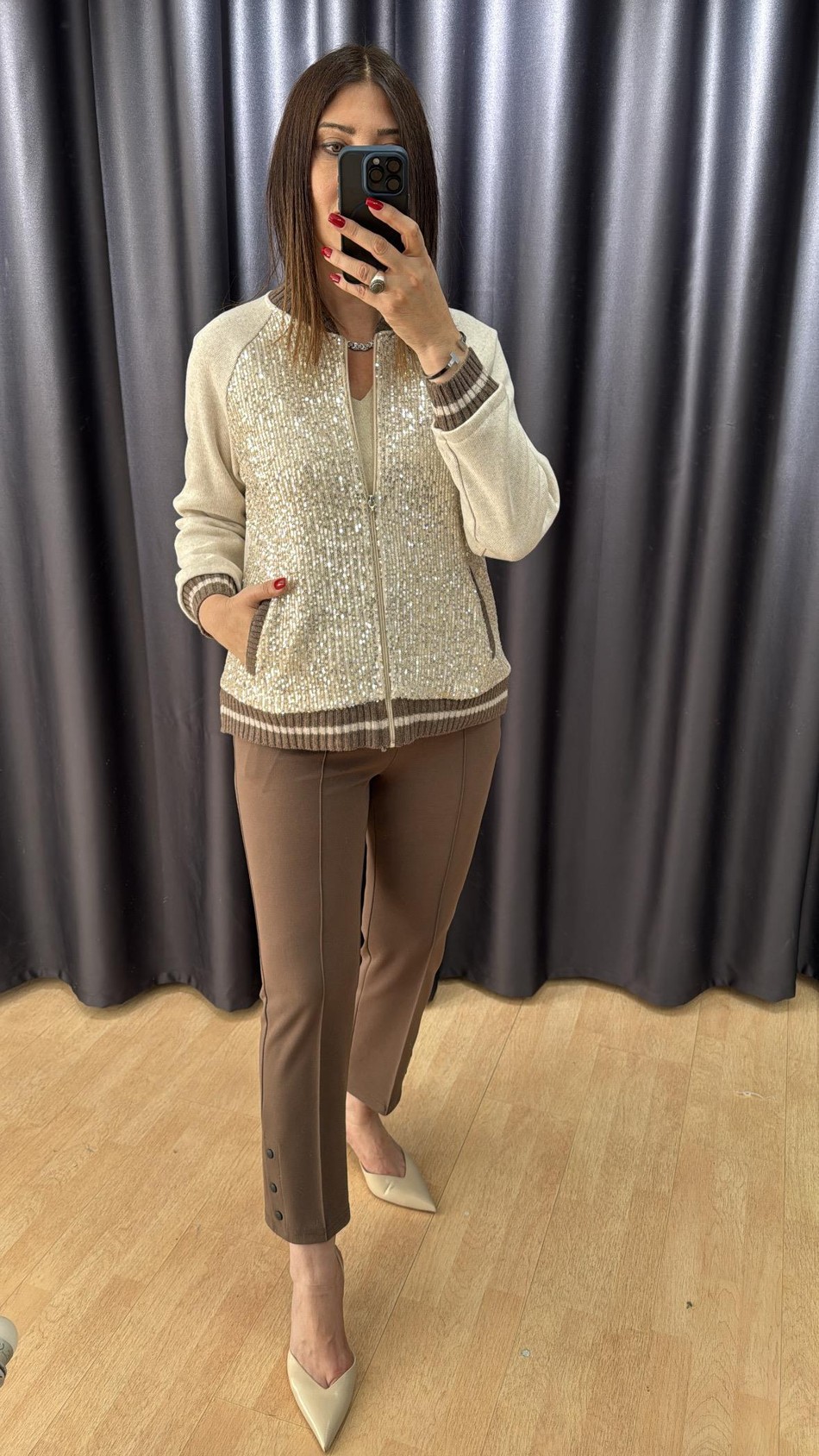 Çelik Örme Bomber Ceket 2578