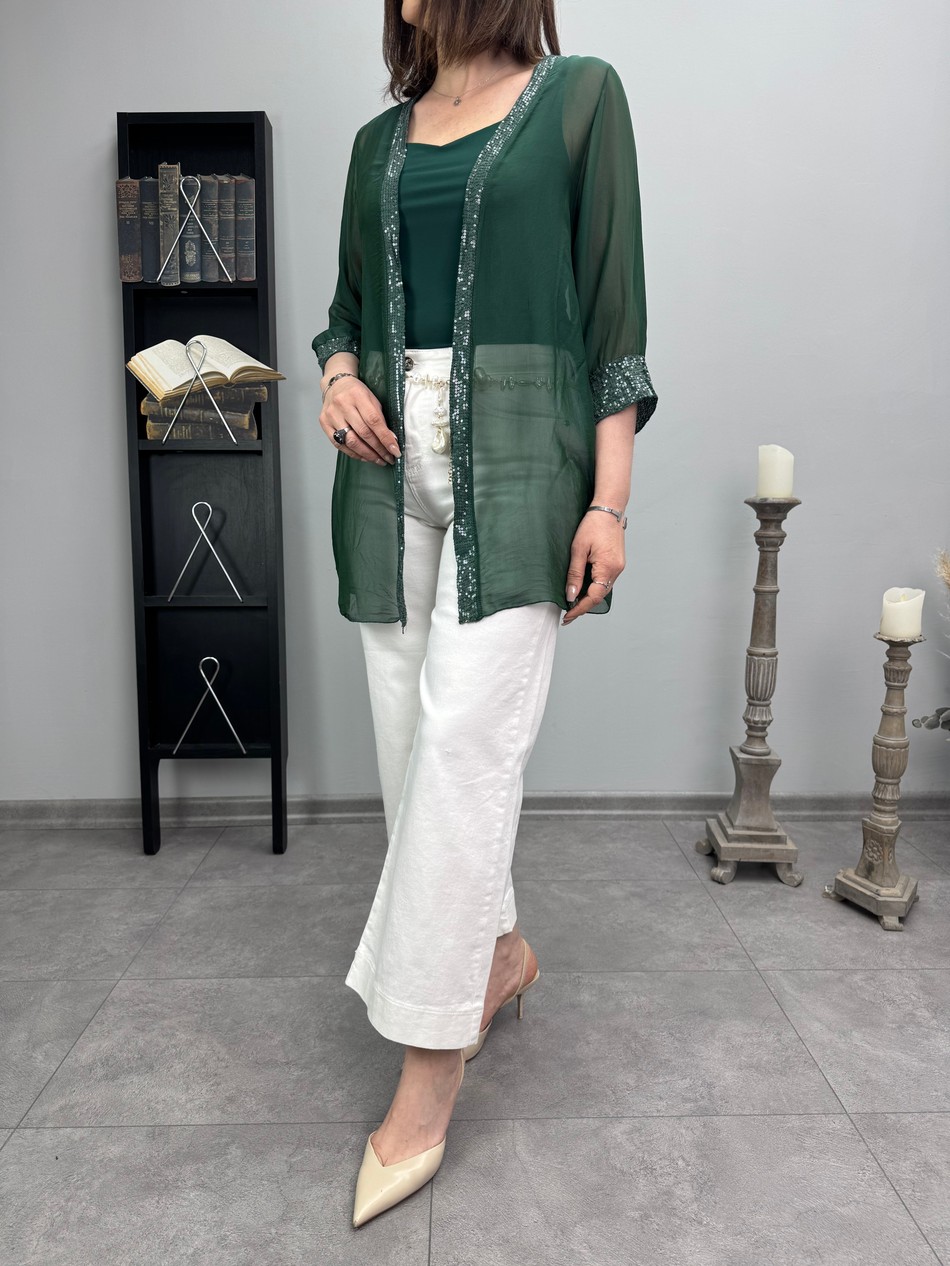 İpek Kimono Ceket 7272
