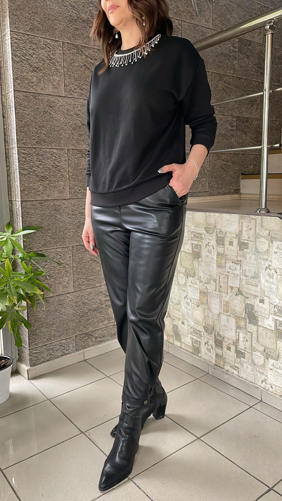 Deri Pantalon P412