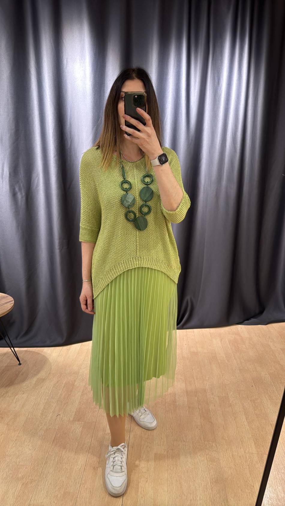 İkili Tül Elbise 0312