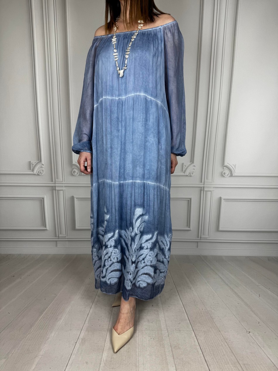 İpek İthal Elbise 4211