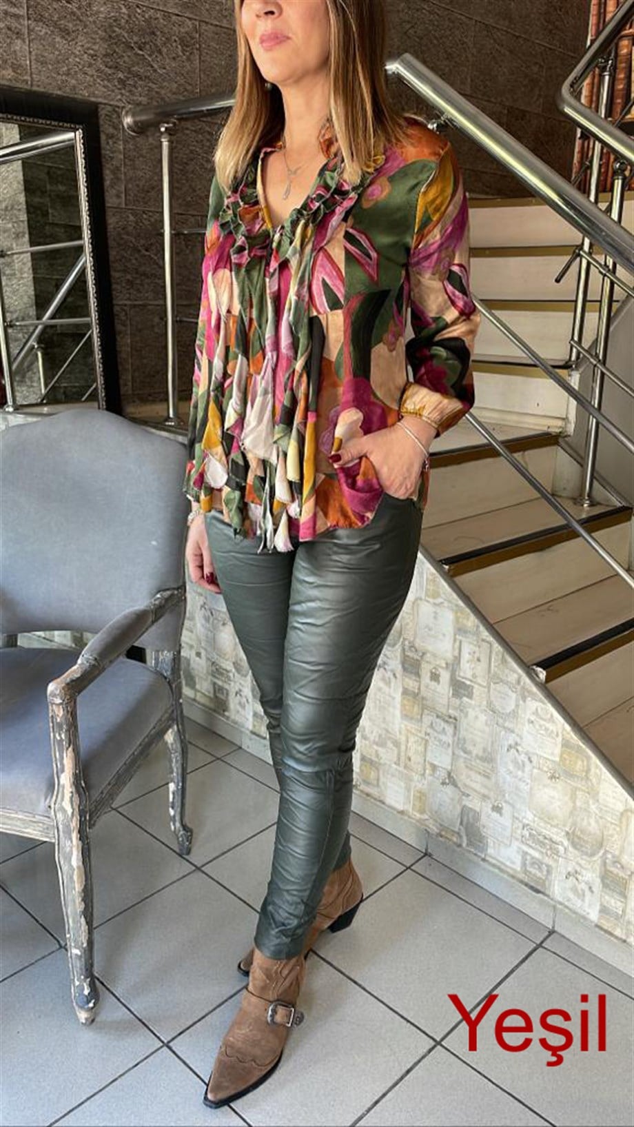 ipek Saten Bluz 3848