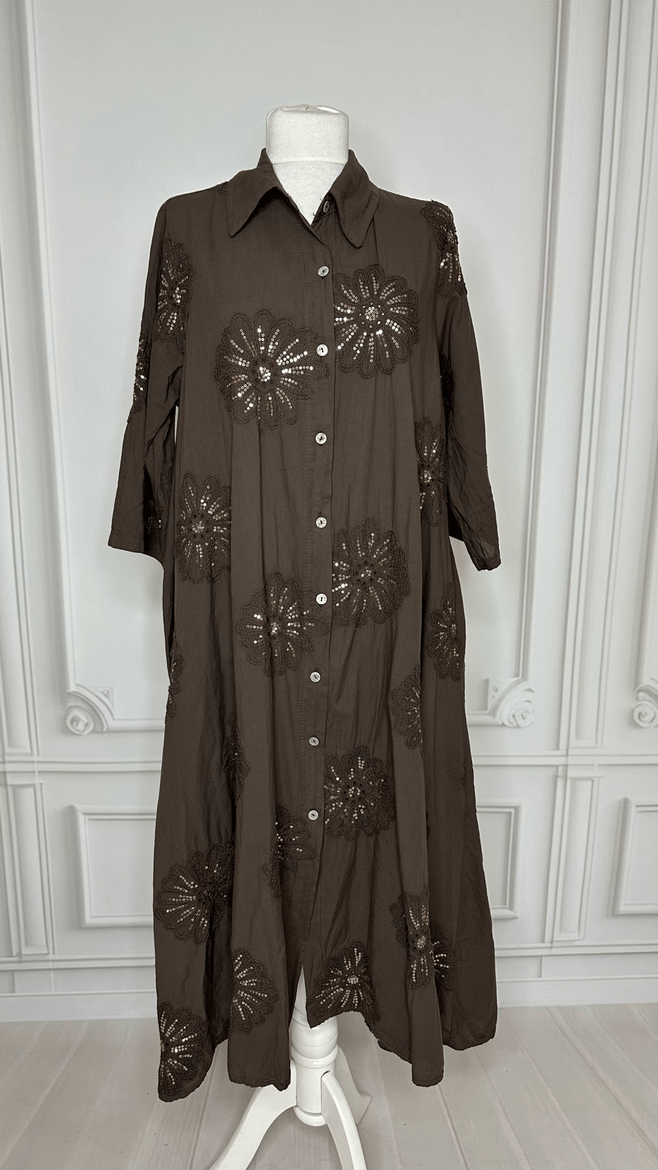 İthal Gömlek Elbise 1237