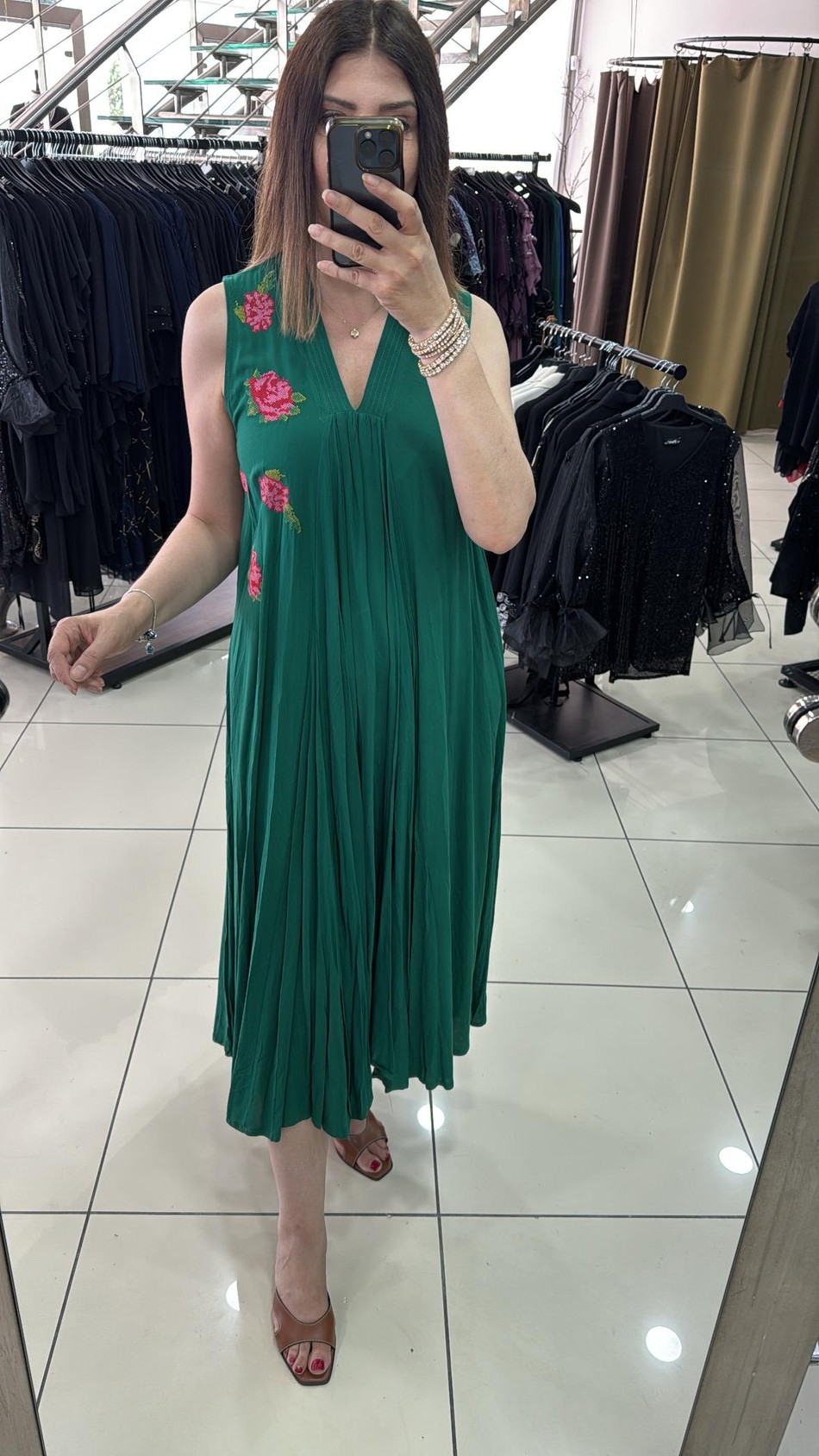 Kaneviçe Elbise 9032