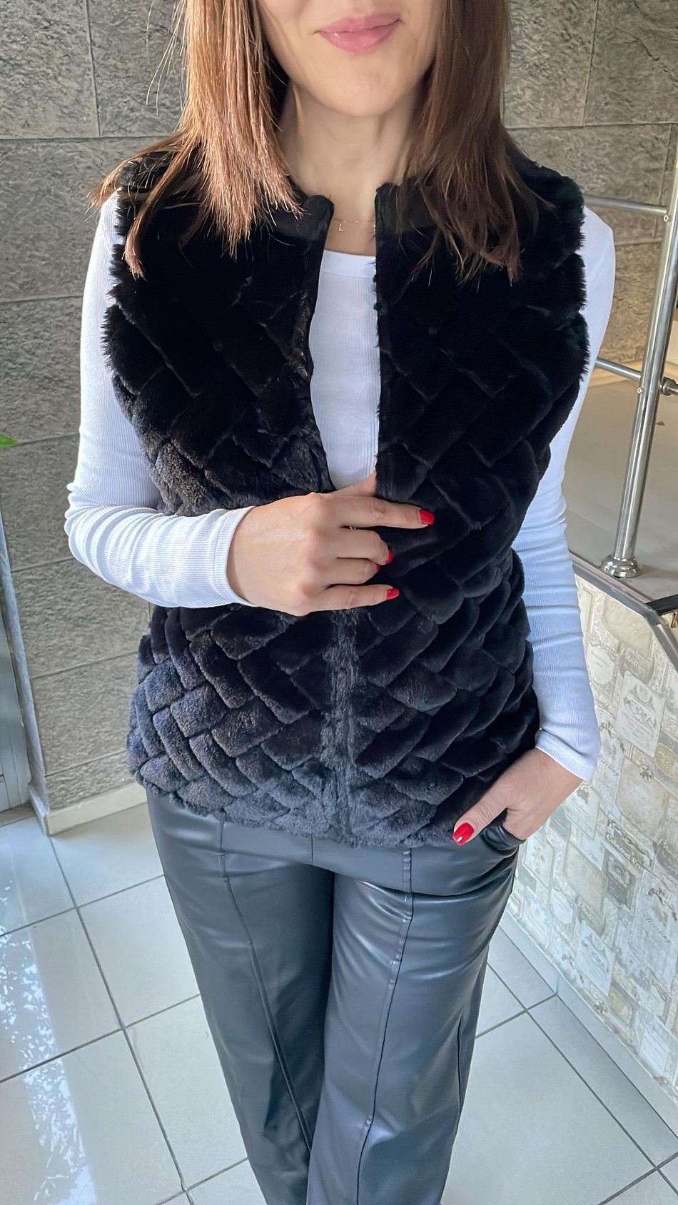 Kürklü Yelek 3016
