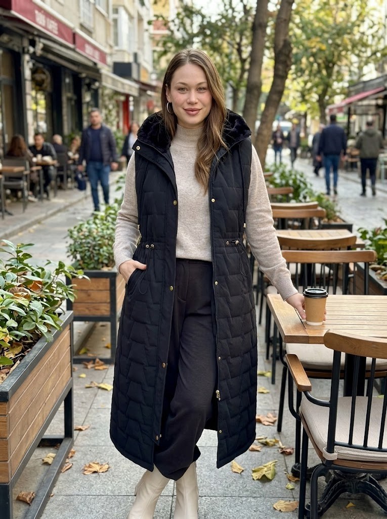 Paraşüt Kapitone Astarlı Yelek 3001