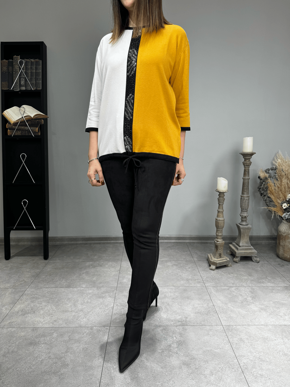 Taşlı Kaşmir Triko 2599