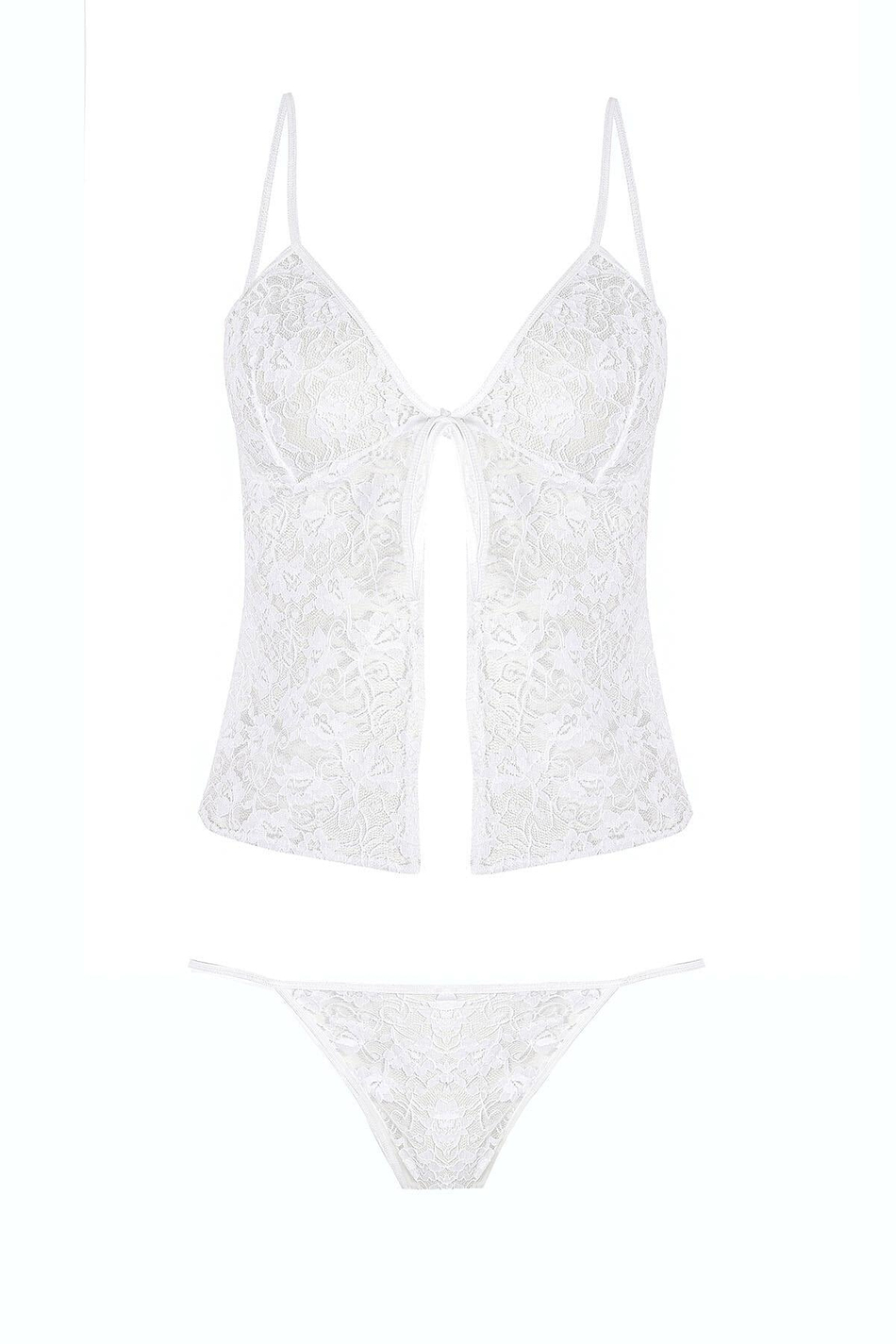 Dantel Bride Büstiyer & String Takımı