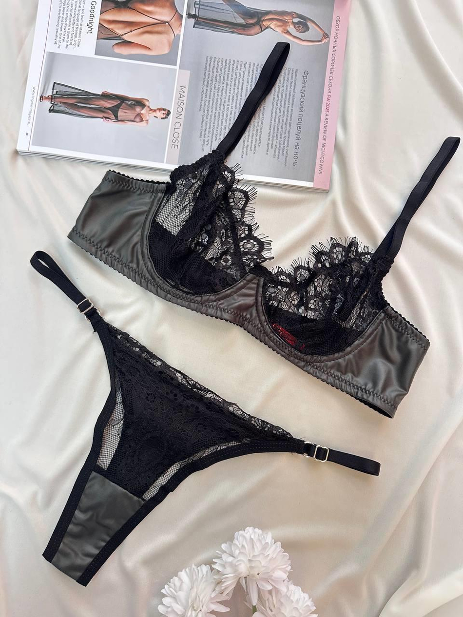 Dantel Midnight Lace Tasarım Sütyen Takımı