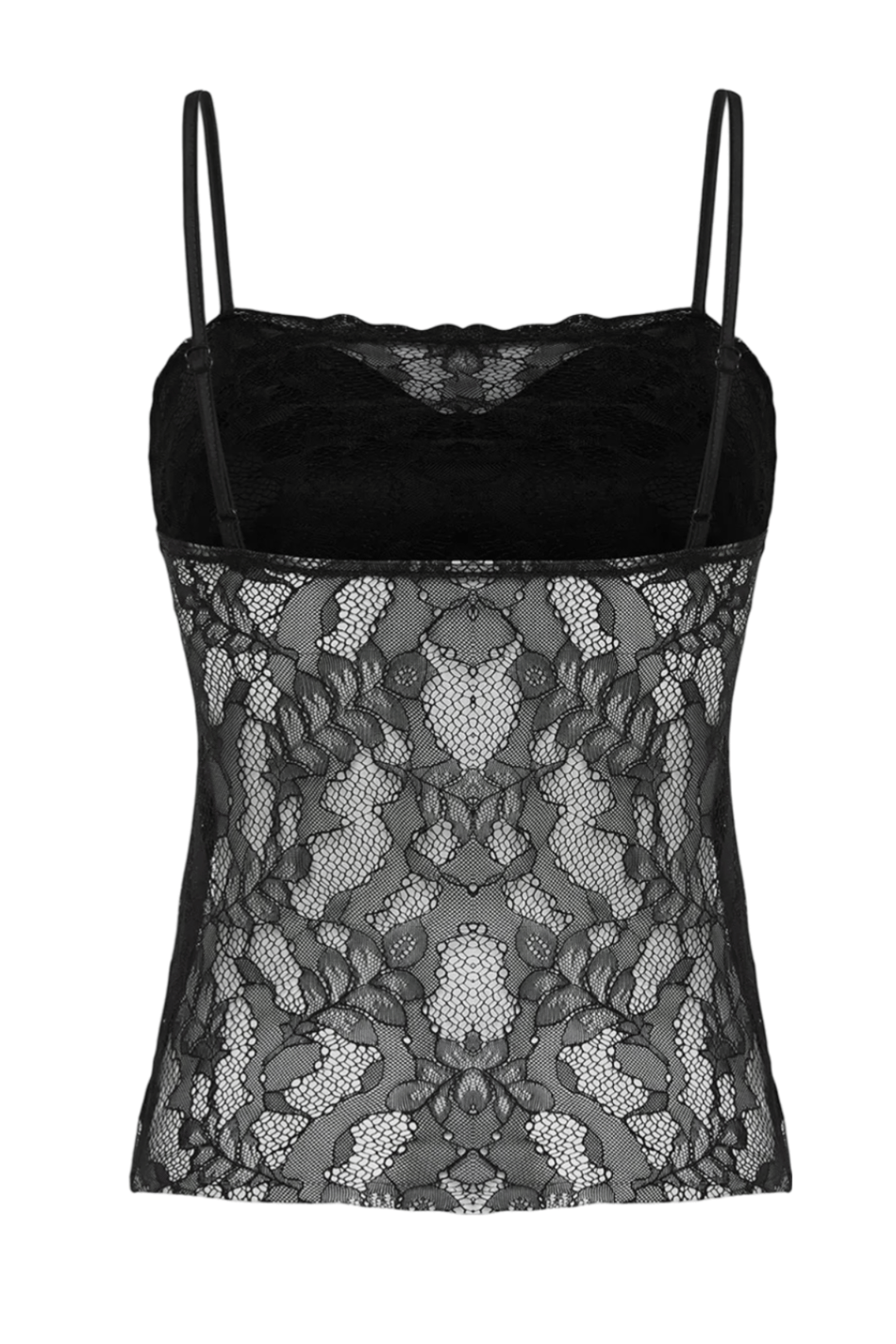 Dantel Siyah Astarlı Bluz