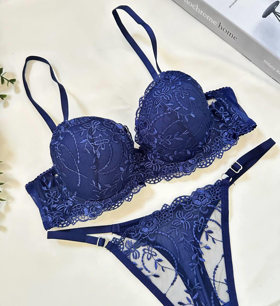 Dark Sky Dantel Push Up Destekli B CUP SütyenTakımı