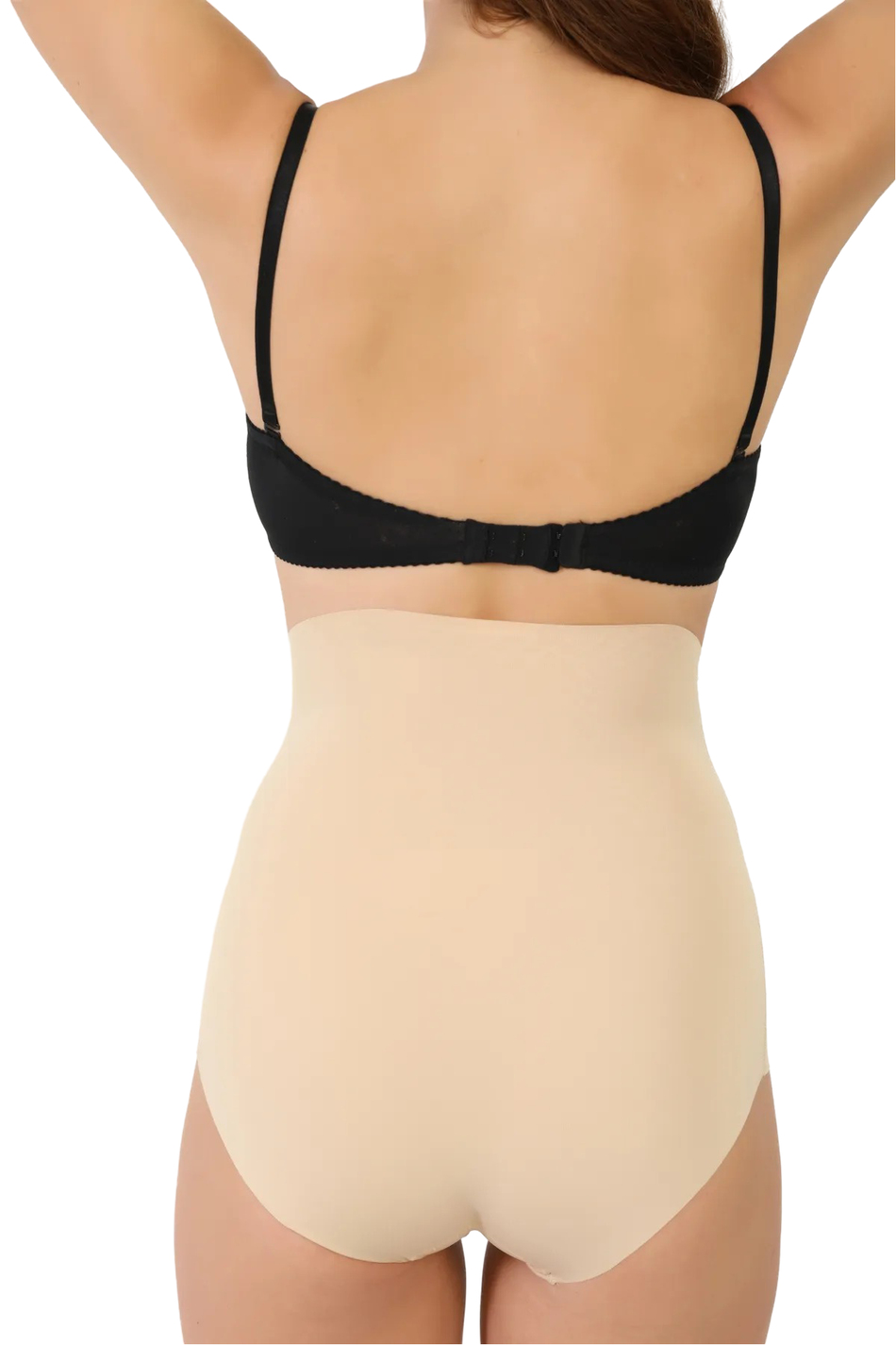 Yüksek Bel Toparlayıcı Dikişsiz Lazer Kesim Slip Korse Külot – Ten Rengi