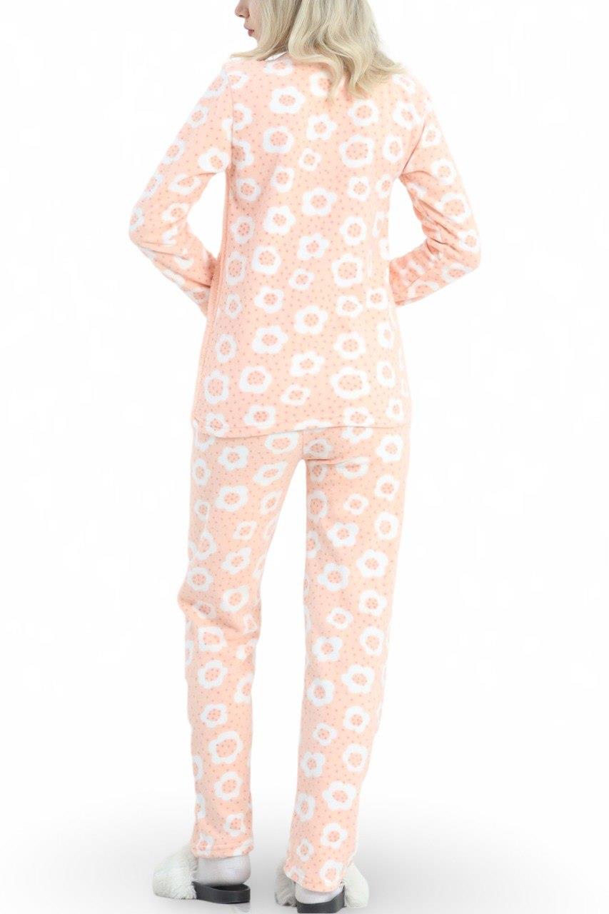 Somon Renkli Pijama Takımı