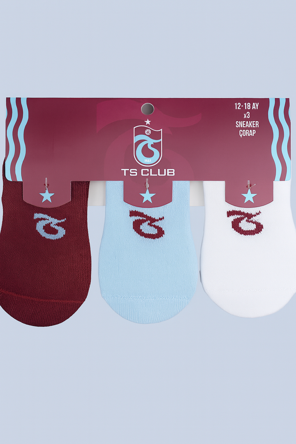 3'LÜ BEBEK  SNEAKER ÇORAP