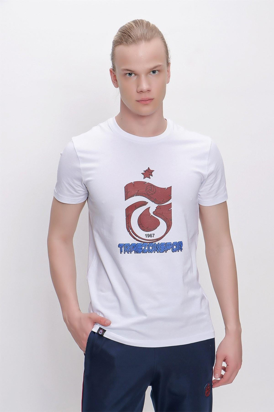 TSHİRT BİSİKLET YAKA LOGO TRABZONSPOR BASKILI