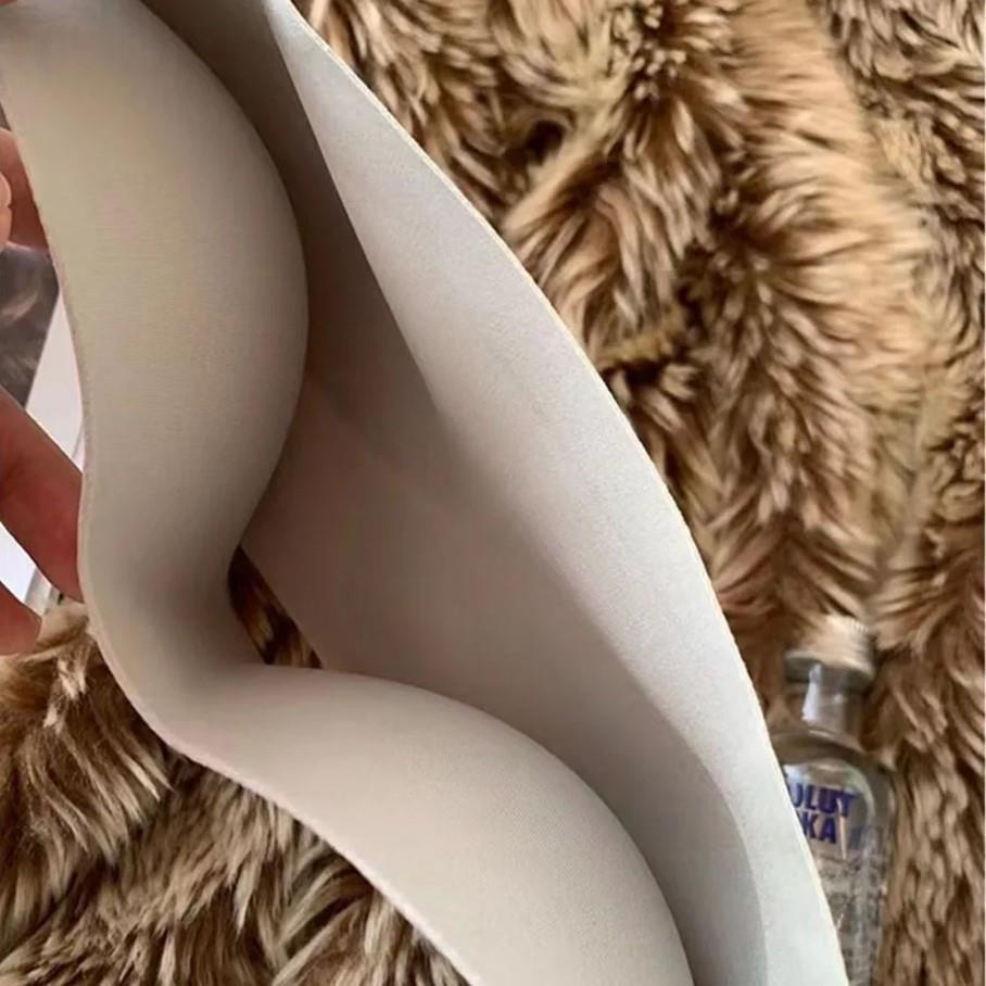 Bulut Lazer Kesim Ekru Straplez Sütyen