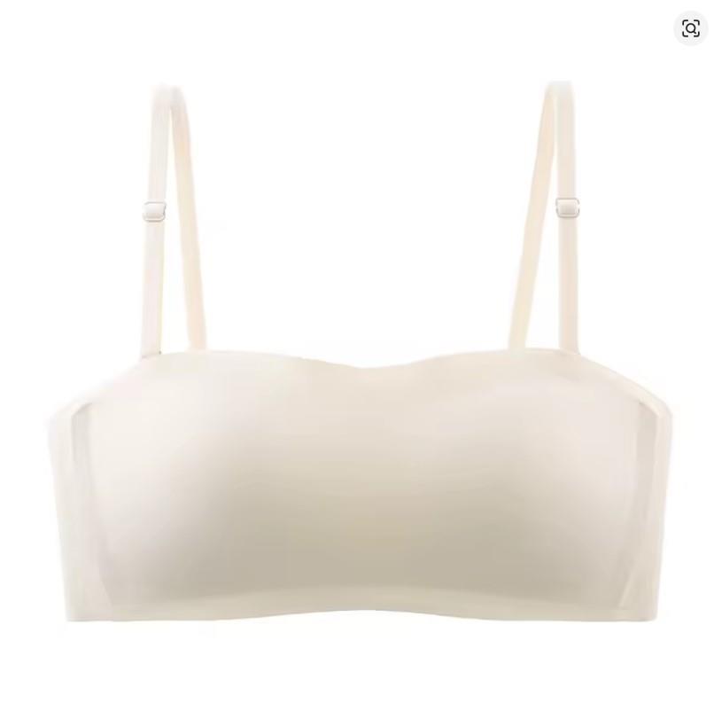 Bulut Lazer Kesim Ekru Straplez Sütyen