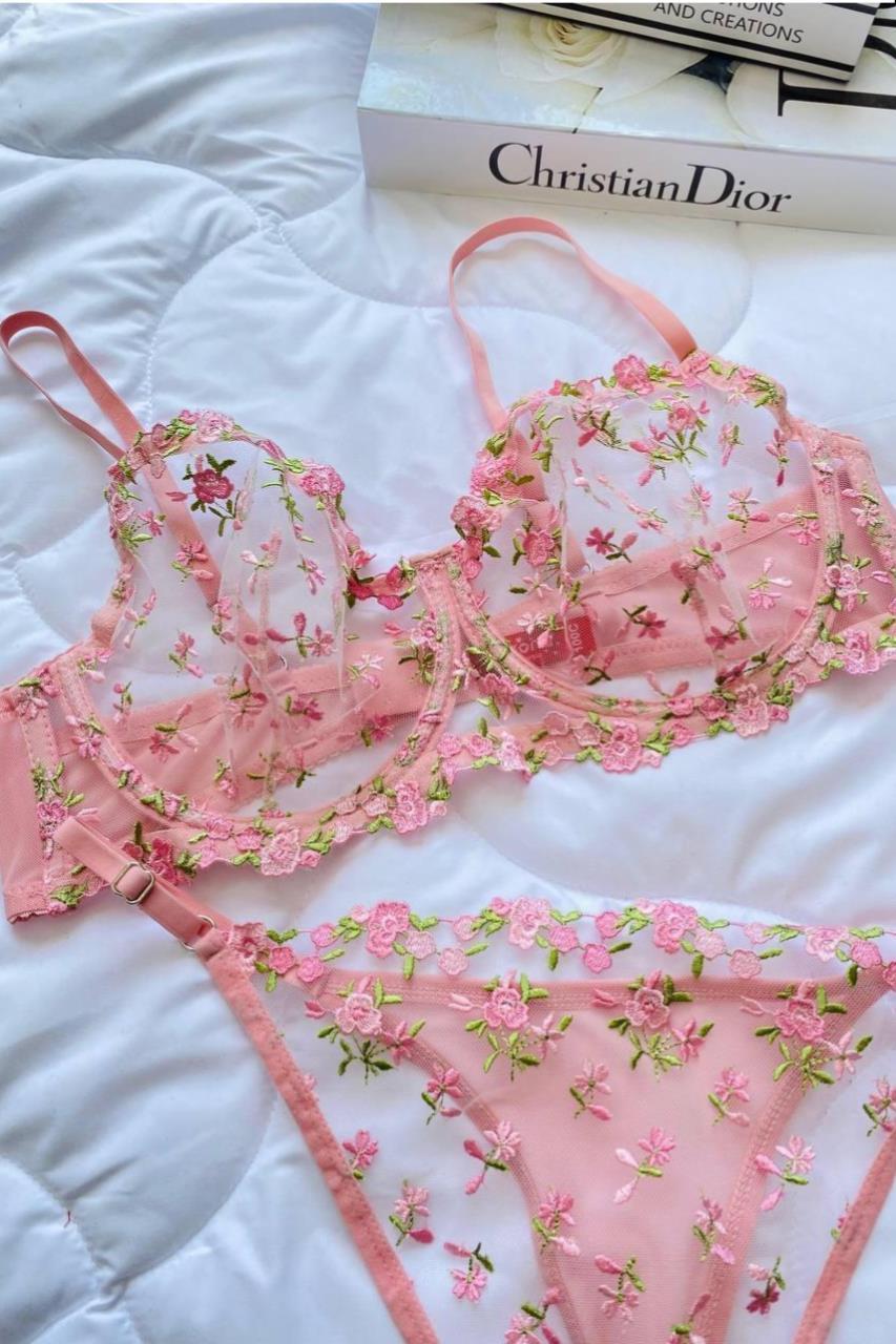 DANTEL Bahar C cup Büyük Beden Bralet Takım 