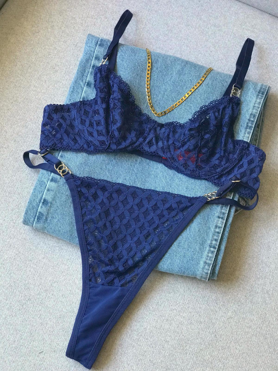 Dantel Dolunay Bralet Takımı